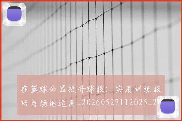 在篮球公园提升球技:实用训练技巧与场地运用_20260527112025_20260703225323